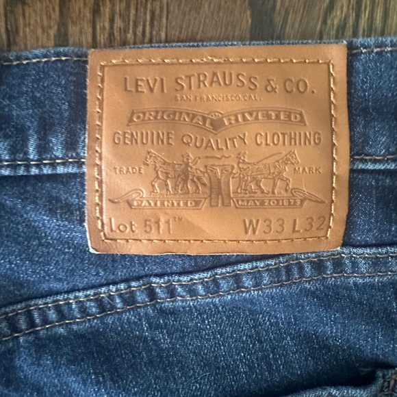 Levi’s 511 Slim Denim Men’s Size 33 x 32 - Picture 6 of 14